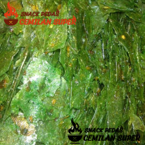 

CS KERIPIK KACA CABE IJO 100gr Kripca Keripik Kaca Pedes Daun Jeruk Keripik Kaca Rumput Laut