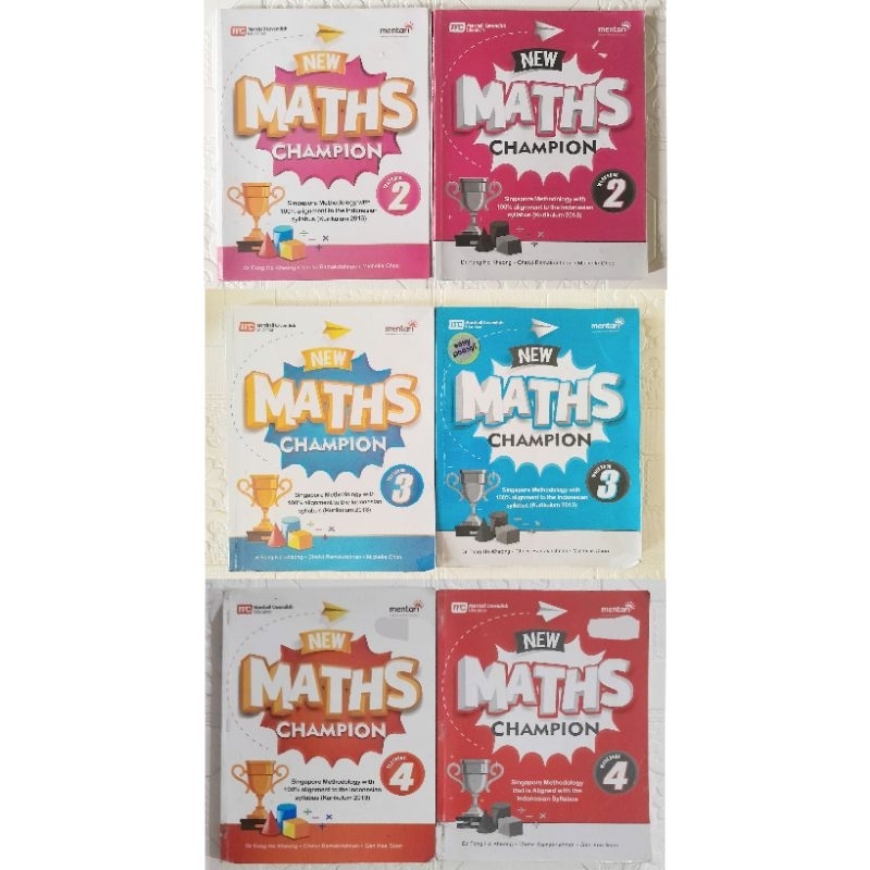 

New Maths Champion 2 3 4 Marshall Cavendish Workbook Textbook