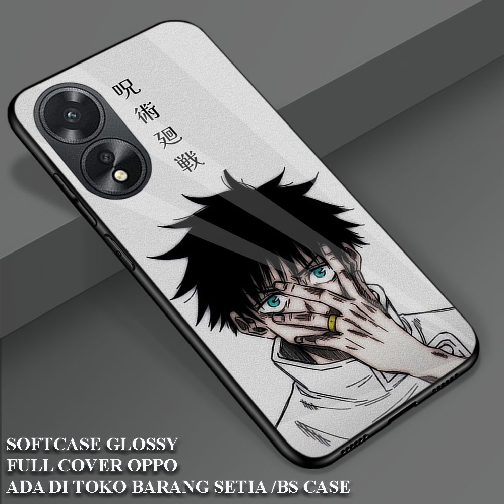 Case Glossy HD  OPPO (A16)(A17K)(A58 4G )(A53/A33) (A57,A77,A77S) (A92,A52) [ KM07 ANIME WALLPAPER ]