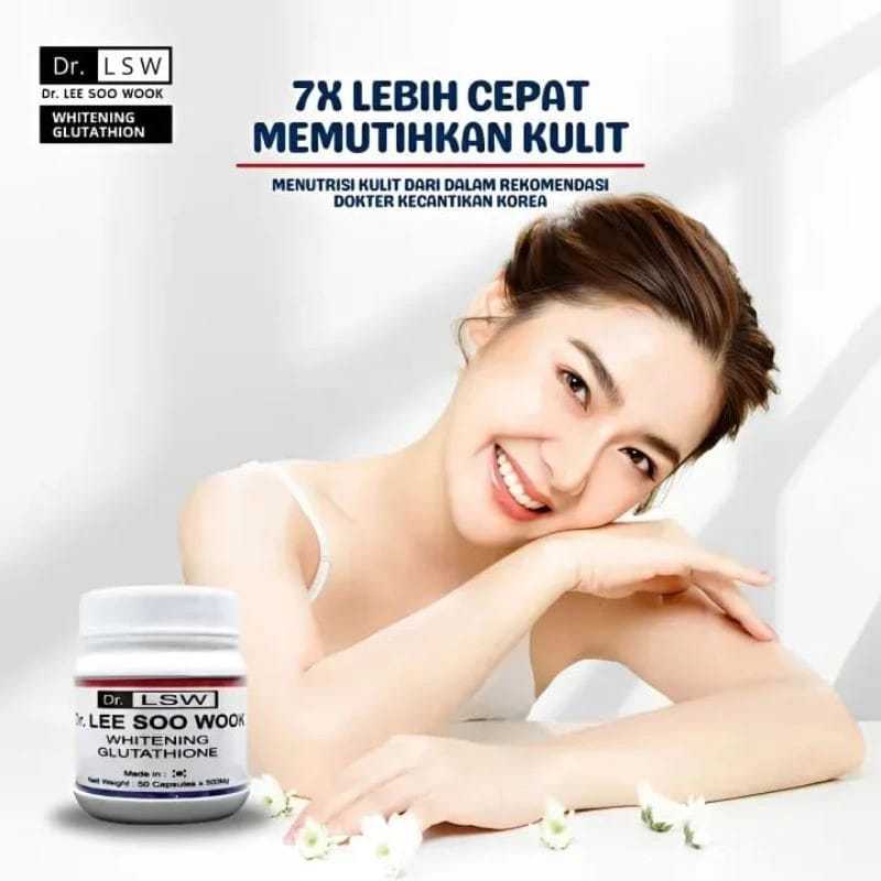 Dr Lsw Original asli 100% Kapsul Pemutih Badan Korea aman dan terpercaya Sudah BerBPOM