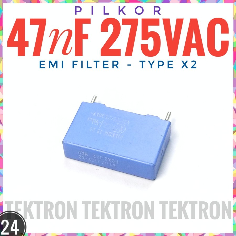 PILKOR 47nF 275VAC type X2 EMI FILTER CAPACITOR 473 250VAC 305VAC MKP