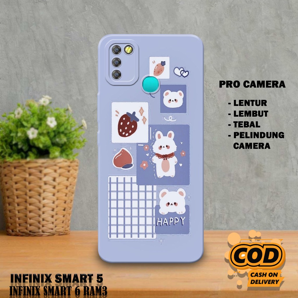 Case INFINIX SMART 5 - Casing INFINIX SMART 6 RAM3 Terbaru  Silikon INFINIX SMART 5 - Case Hp - Cass