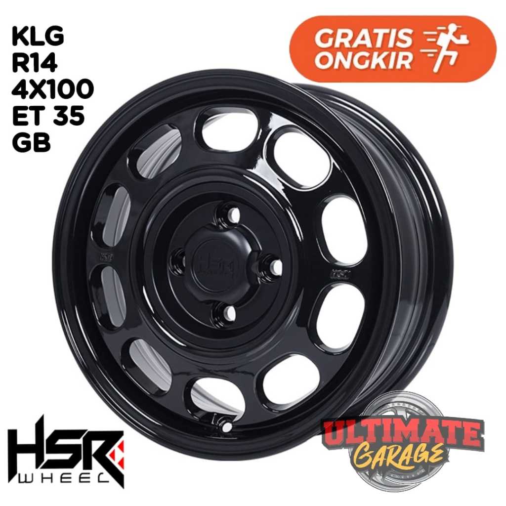 Velg HSR KLG Ring 14 Mobil Wuling Karimun Ayla Gratis Ongkir