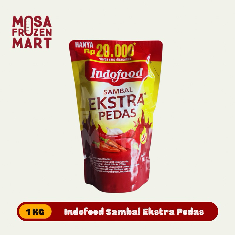 

Indofood Saus Sambal Ekstra Pedas 1 Kg