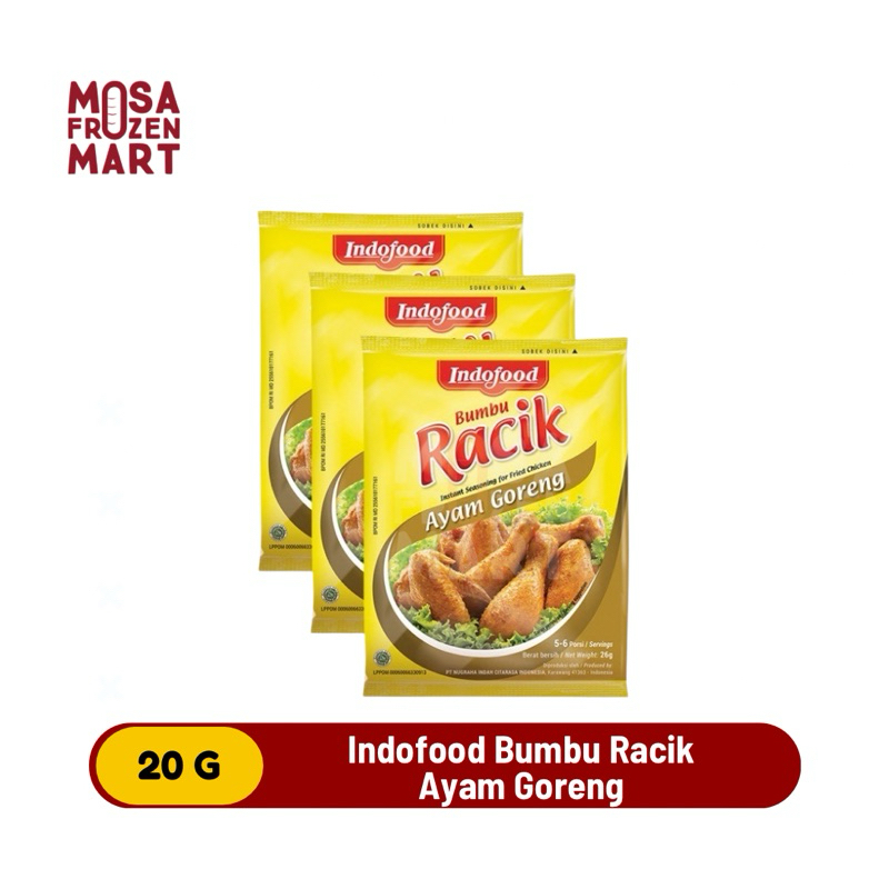 

Indofood Bumbu Racik Ayam Goreng 20G