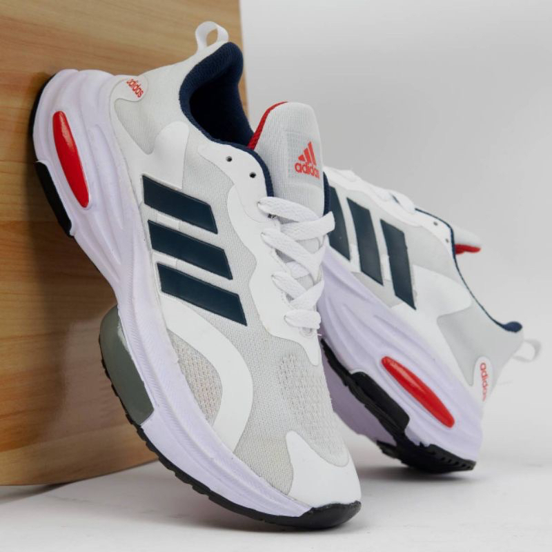 SEPATU ADIDAS FULL PUTIH SNEAKERS SPORT OLAHRAGA PRIA WANITA IMPORT RUNNING FITNESS INDOOR OUTDOOR