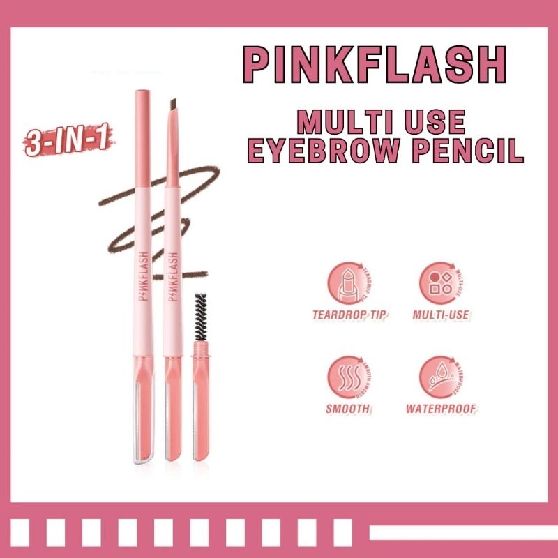 Pinkflash Multi-Use Eyebrow Pencil Pinkflash Eyebrow Pencil Pinkflash Pensil Alis Pinkflash