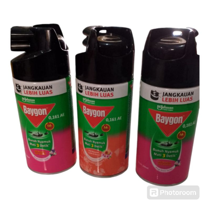Baygon semprot anti nyamuk lalat & kecoa isi 200ml