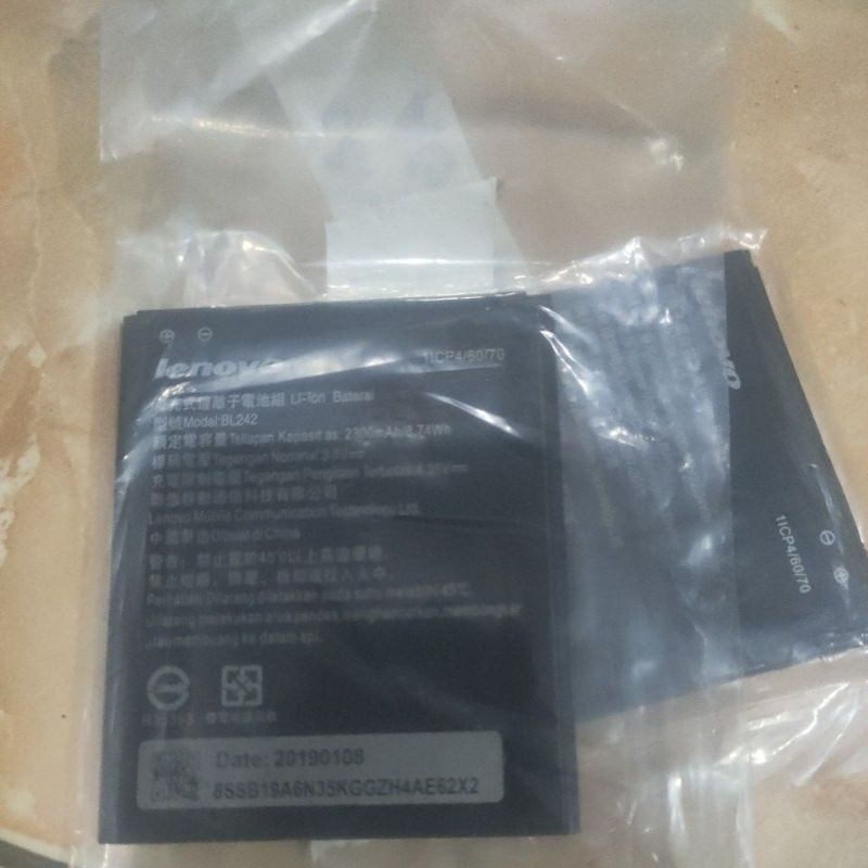 batre hp Lenovo a6000 a6600 a6010 original