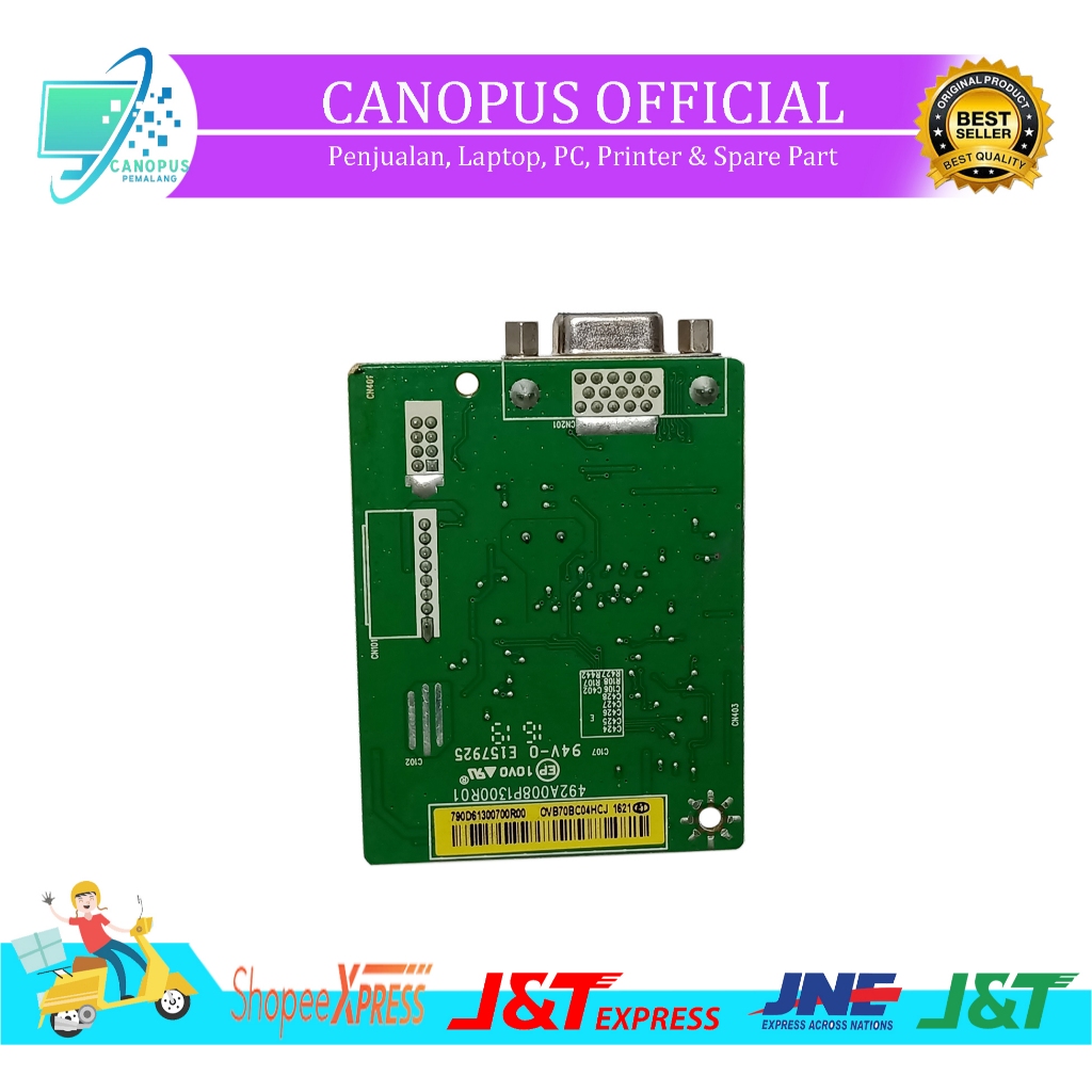 Mainbord led monitor 19inch lenovo E1922wsd - Board llcd monitor 19inch lenovo E1922wsd - kabel lvds