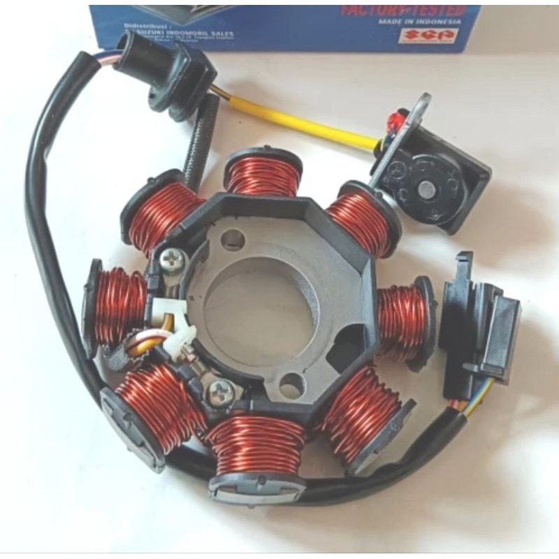 Spull Spul Stator Motor Suzuki Shogun 125 R Original SGP