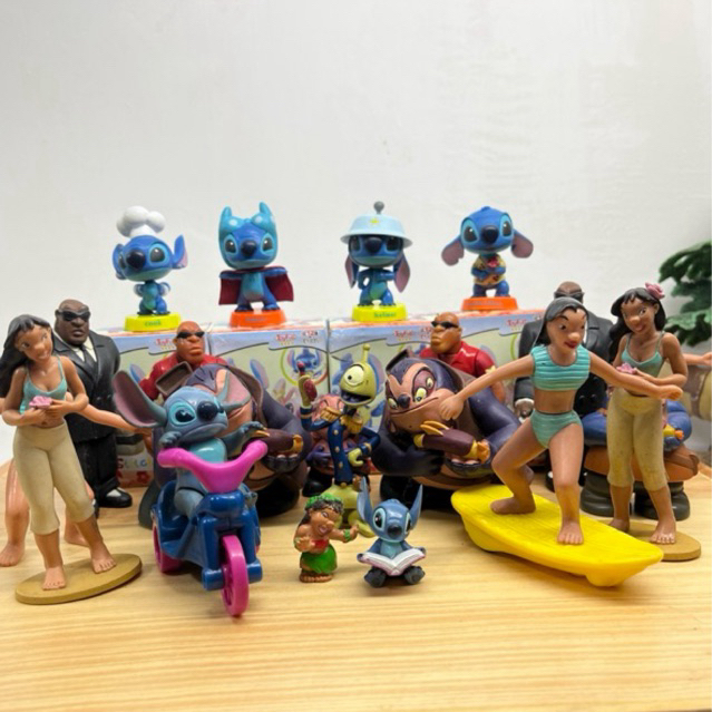 Stitch mainan figure Lilo and Stitch Ori Disney