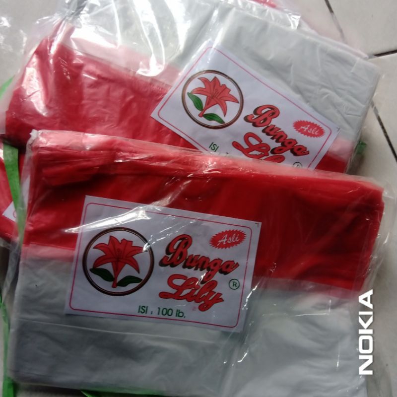 Bendera plastik isi 100