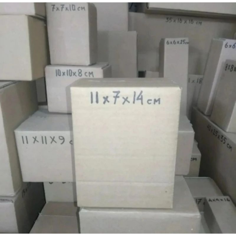 

kardus box packing ukuran 11×7×14cm