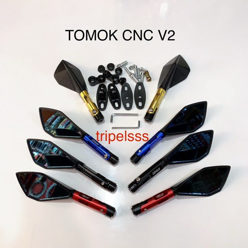 SPION TOMOK V2 CNC NMAX/AEROX/MIO/VARIO/BEAT/XEON/SCOOPY/FINO/CB150R NEW/VIXION/SATRIA FU UNIVERSAL