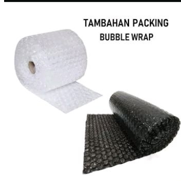 

Extra bubble wrap tambahan packing lebih aman