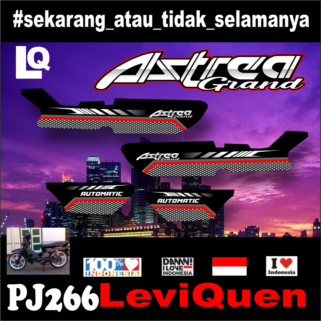 Stiker Striping Astrea Grand Variasi | Stiker Astrea Grand | (pj266) Sticker Astrea Variasi