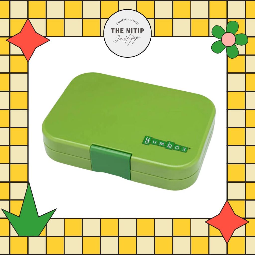 Yumbox Original  6 Compartments - Green Monster