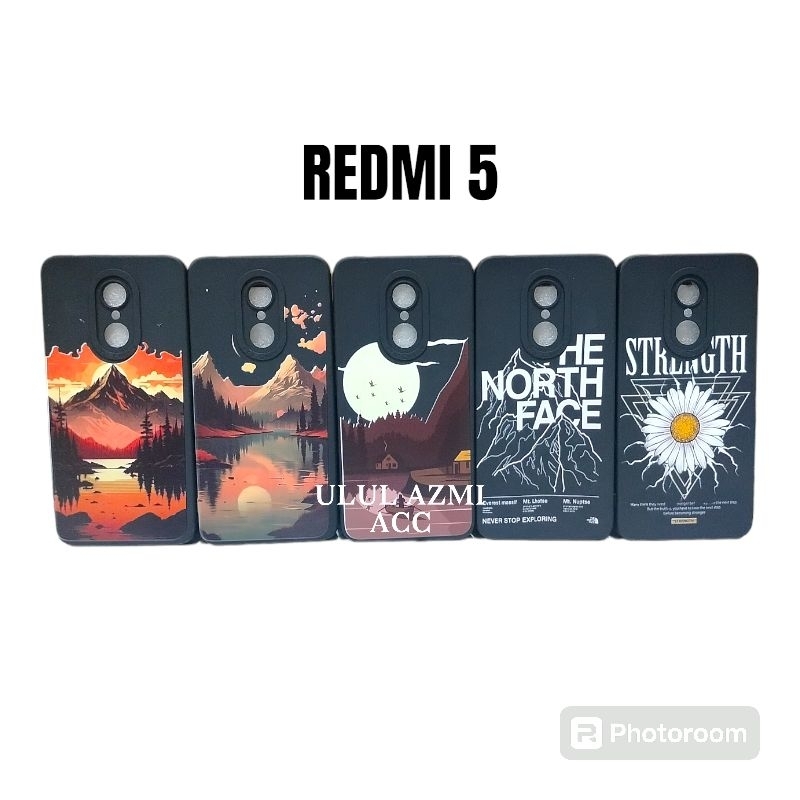 Case Karakter Redmi 5 Softcase Pro Kamera Custom