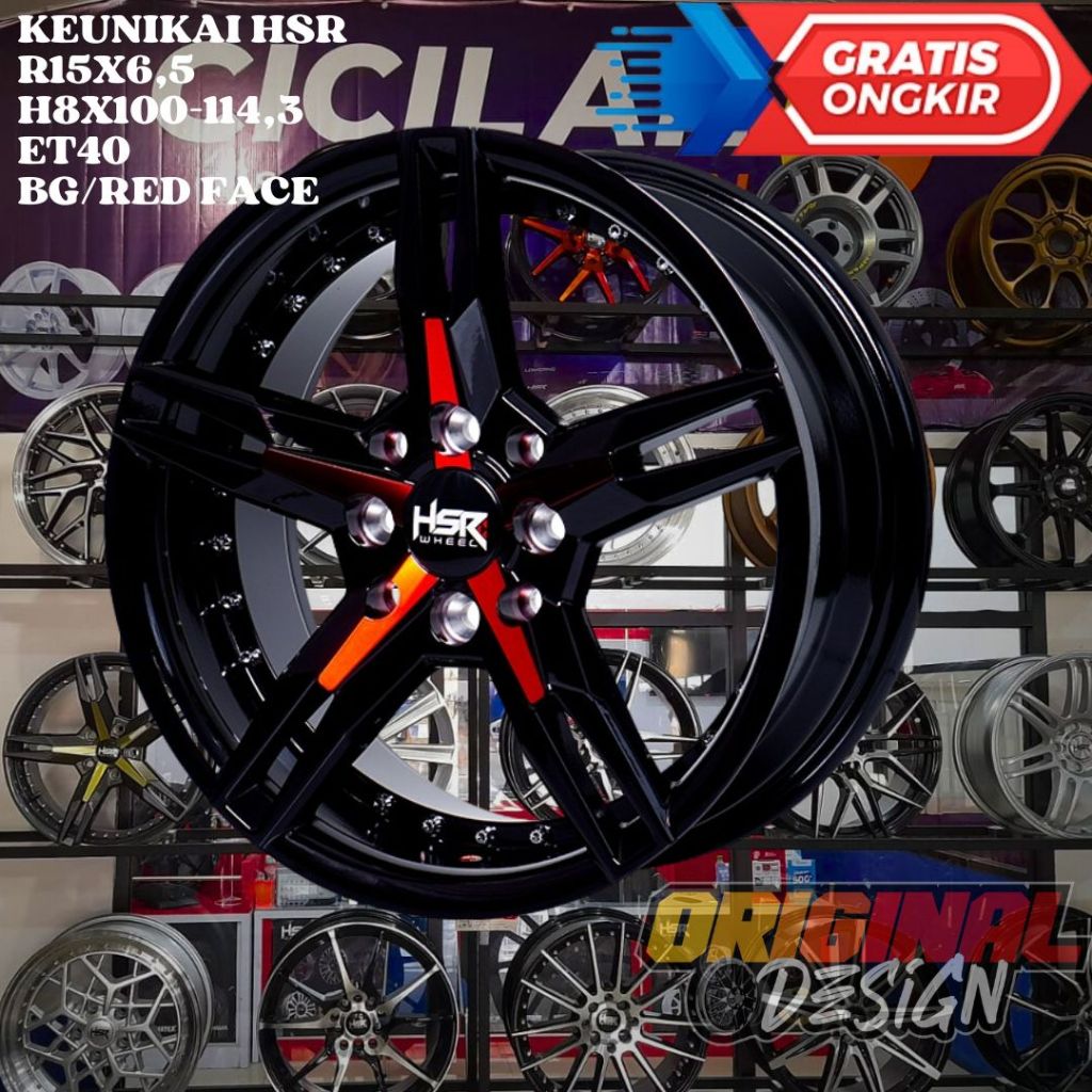 Velg Mobil MOBILIO , FREED , FIESTA , MIRAGE , HSR KEUNIKAI RING 15 R15