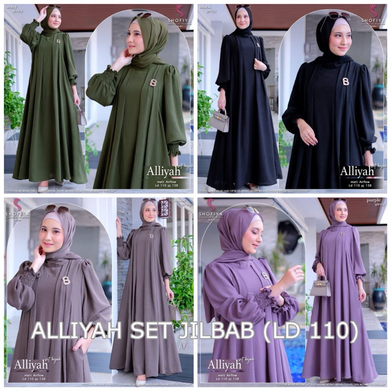 ALLIYAH SET HIJAB ORIGINAL BY SHOFIYA
