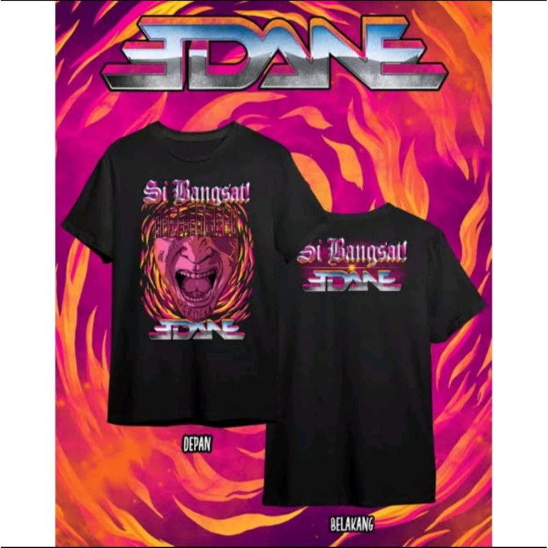 Kaos Edane Band Musikn T-shirt baju distro original cotton combed 24s super soft