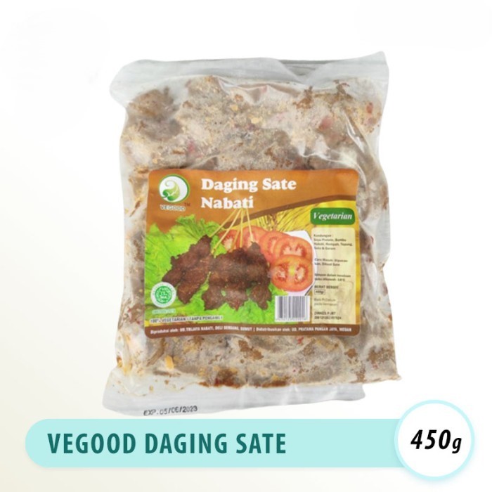 

Vegood Daging Sate nabati 450gr sate vegetarian daging vegetarian vegan