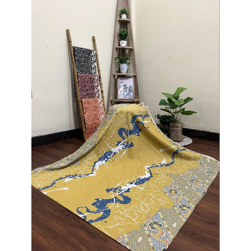 Kain Batik Solo Katun printing abstrak