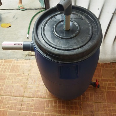 tong filter kolam ikan koi  1 output