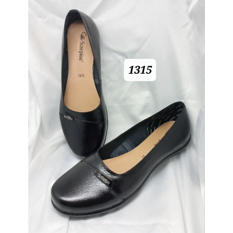 Sepatu Scorpion - 1315 Sepatu Kulit Pantofel Wanita Flat Shoes