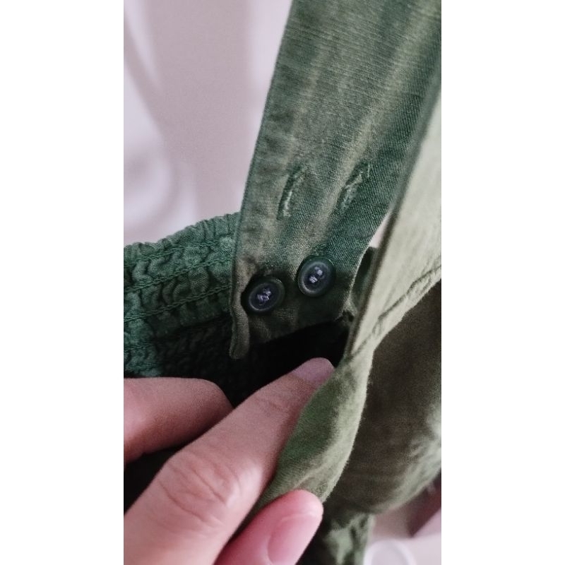 uniqlo linen overall dress