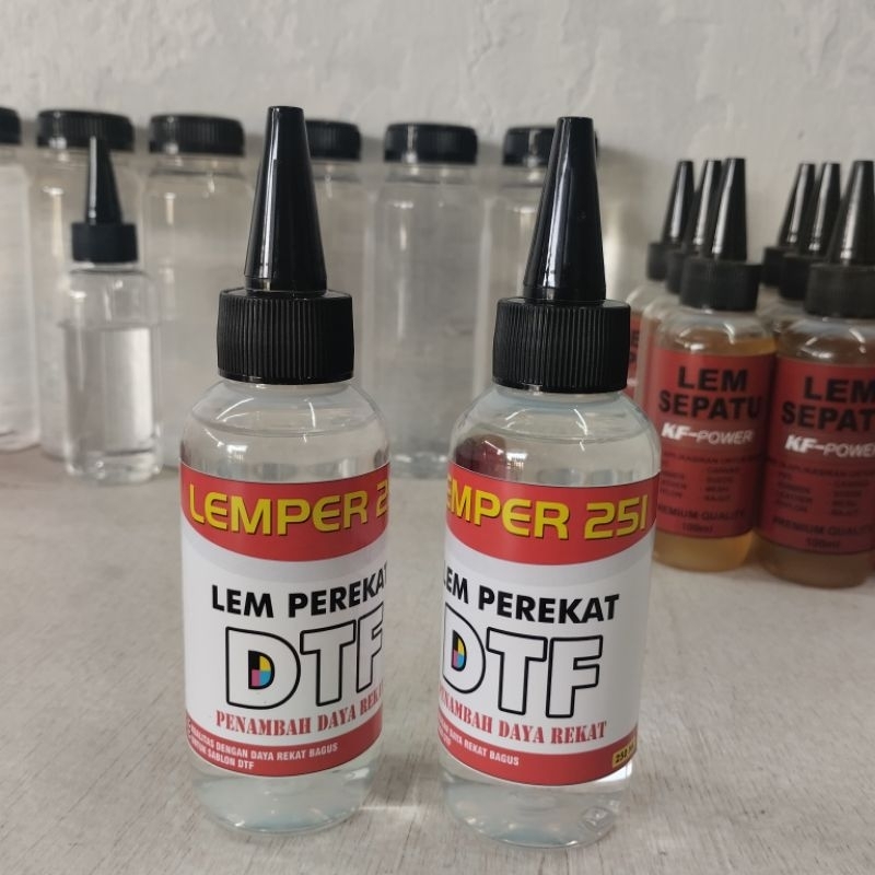 

Kifastar LEMPER 251 Lem Perekat DTF ukuran 100ml