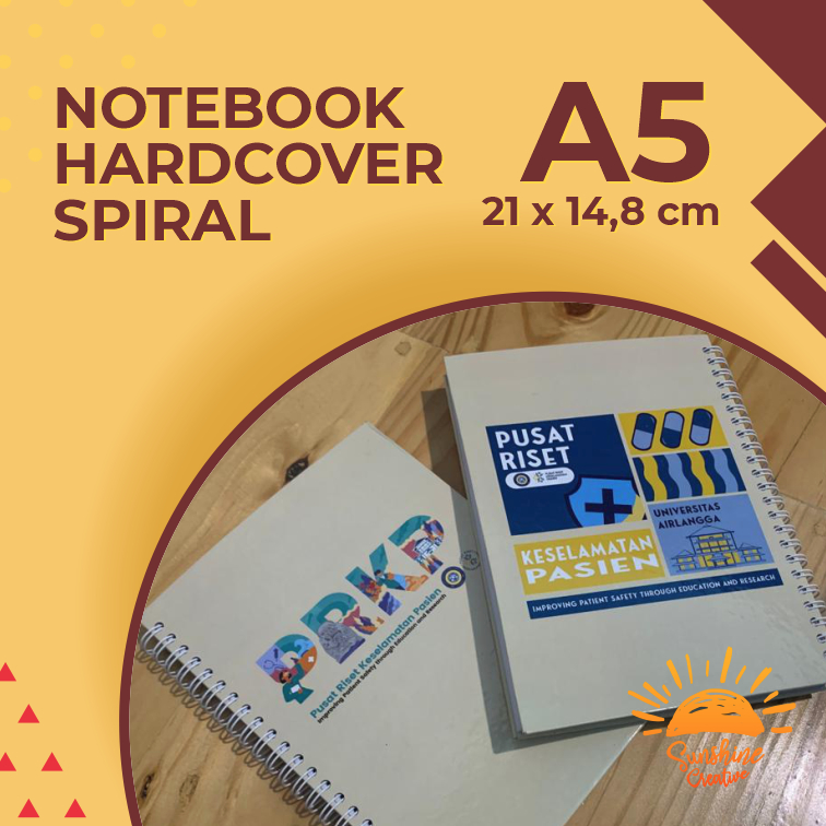 

Notes Hardcover A5 Spiral - Isi 50 lbr atau 30 lbr