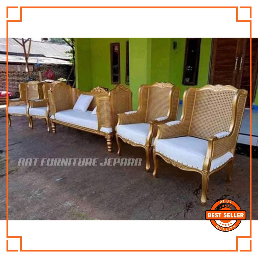 Kursi Pelaminan Doyok / Kursi Wincer / Kursi Pelaminan Rotan / KURSI DEKORASI PELAMINAN