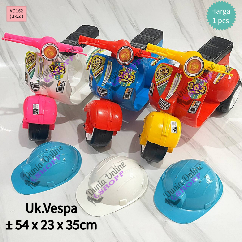 MAINAN VESPA VC 162 / VESPA MINI / VESPA CILIK DORONG KLASIK RODA 3