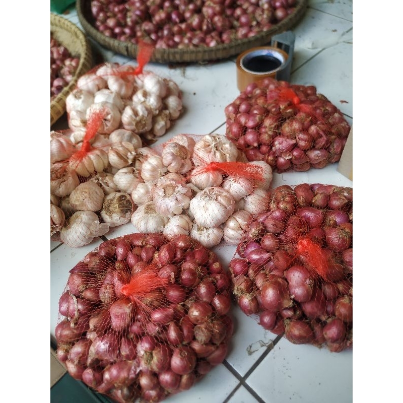 

Bawang merah kemasan satu kilo