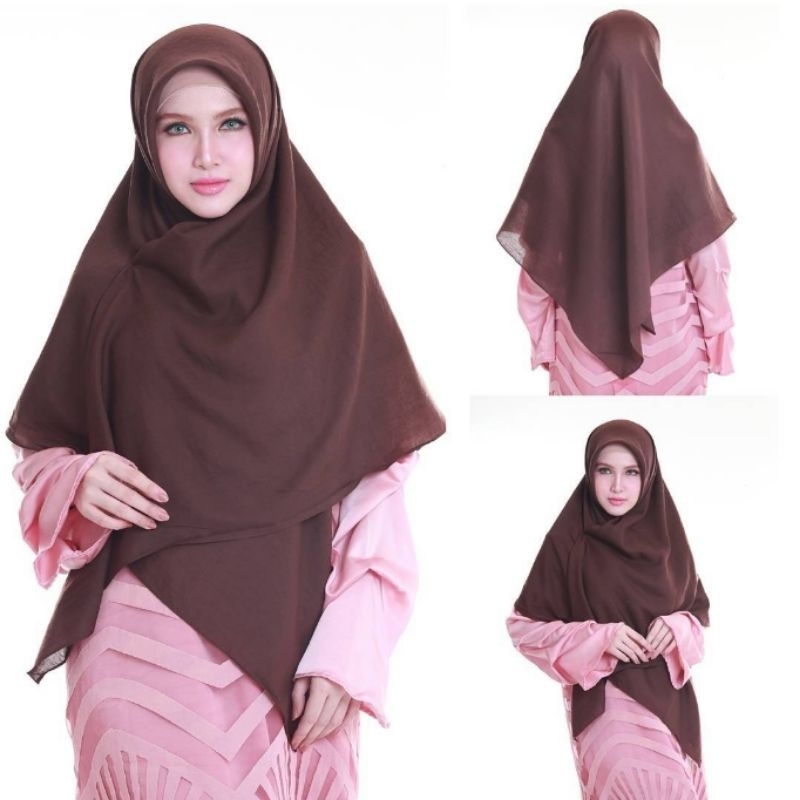 HIJAB KERUDUNG JILBAB SEGI EMPAT JUMBO / S4 SYARI UMAMA