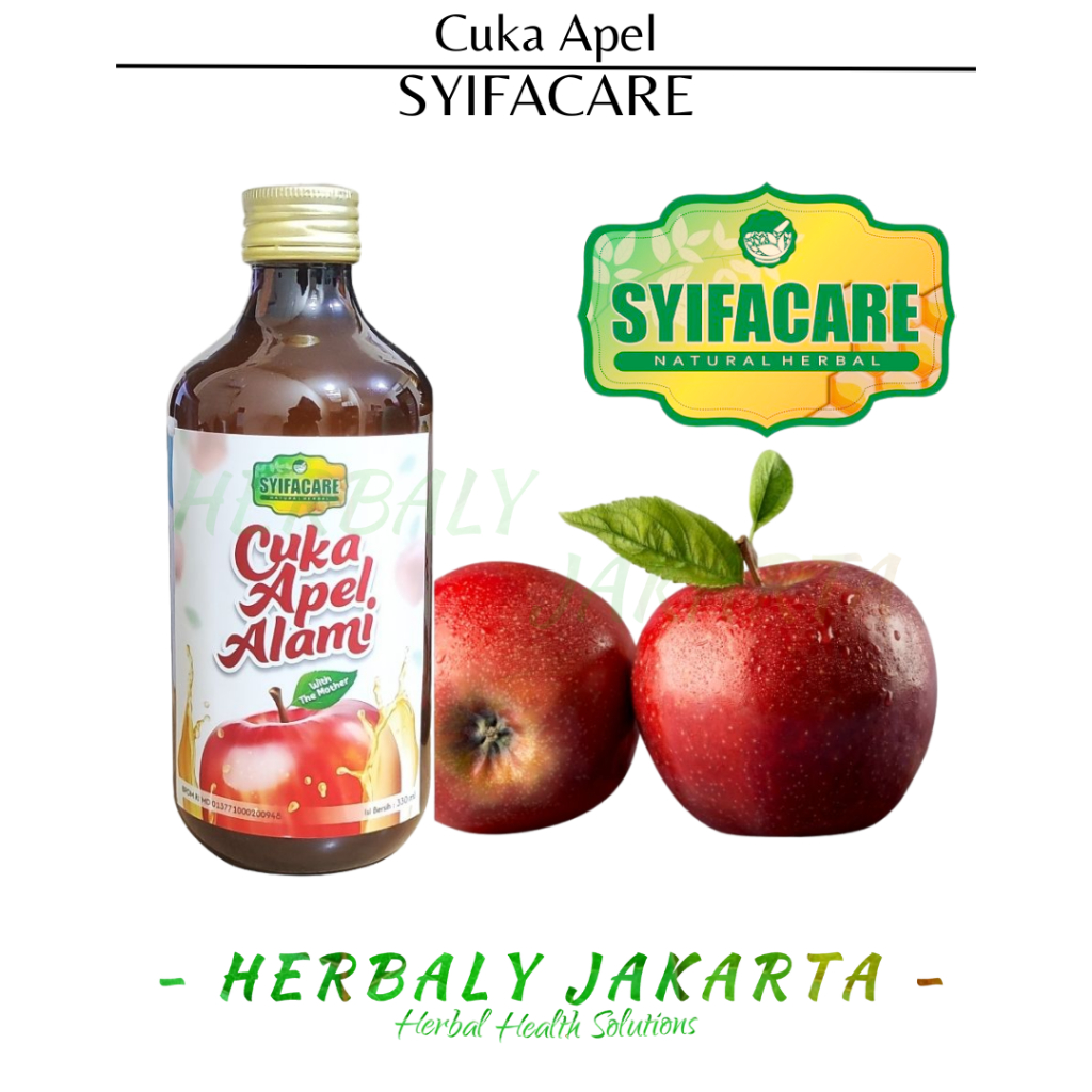 

Syifacare Cuka Apel Malang Alami dengan ukuran 330ml