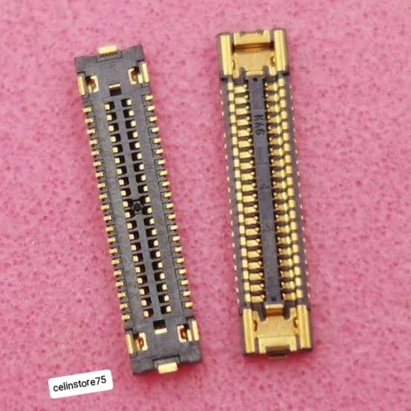 soket lcd Samsung a30s / konektor lcd Samsung a30s ( yg nempel di LCD )