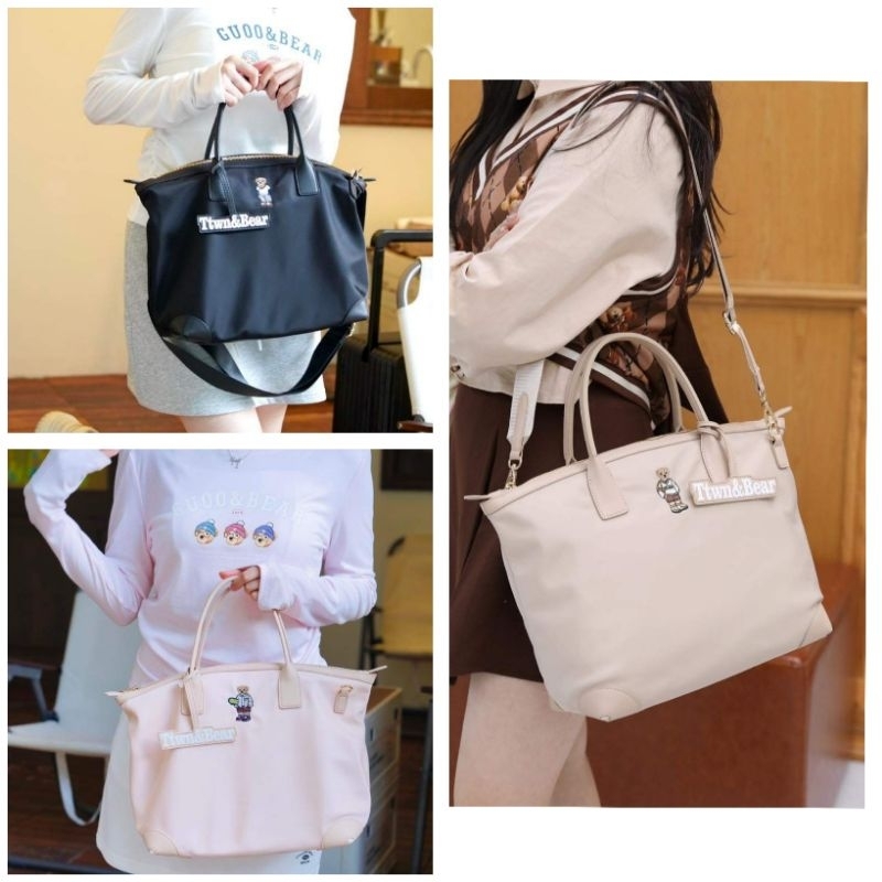 TTWN BEAR ORIGINAL TN3666 TOTE BAG WANITA (L) - TAS TOTE TERLARIS - TTWNBEAR