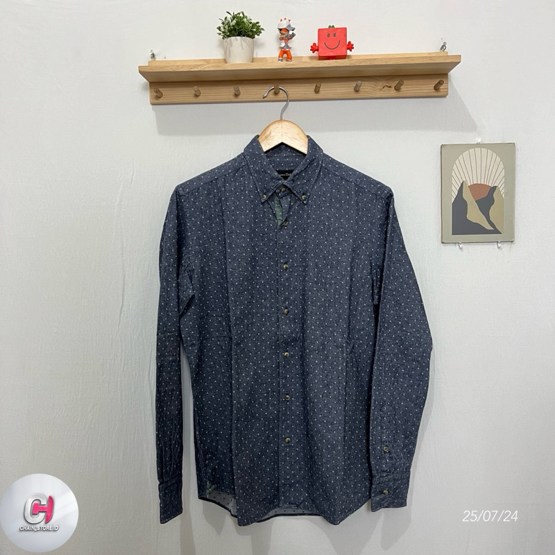 kemeja panjang pria massimo dutti original kondisi bagus size M