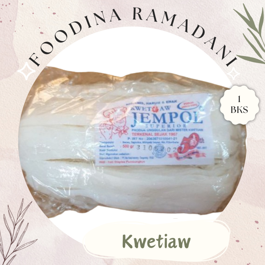 

KWETIAW Kuetiau Jempol - Kwitau Kwetiau Fresh [ Berat 500gr ] Harga Per BKS