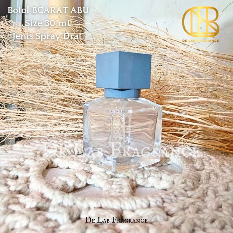 botol parfum baccarat abu 30 ml drat putar/ botol parfum isi ulang 30 ml/botol parfum refill 30 ml/ 