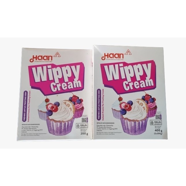 

Wippy / Whipping / Whip Cream 200gr, 400gr Haan