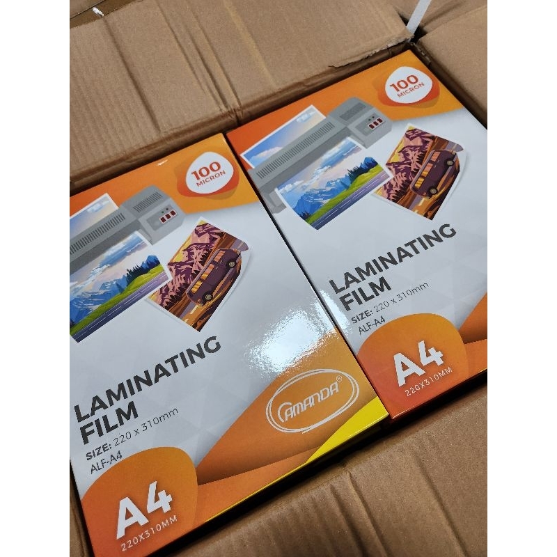 

PLASTIK LAMINATING A4 AMANDA 100 MICRON