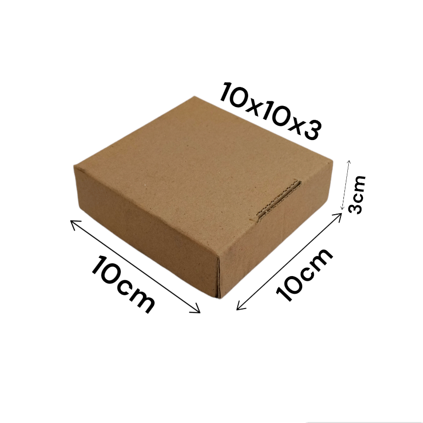 

Kardus UK. 10x10x3 CM........Die Cut Kotak Karton Untuk Packing SOUVENIR - DLL