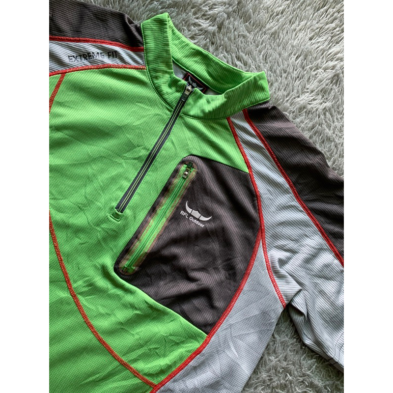 BFL OUTDOOR BASELAYER OUTDOOR BAJU HIKING PENDAKIAN GUNUNG JOGGING TRAIL RUN POLYSTER DRYFIT