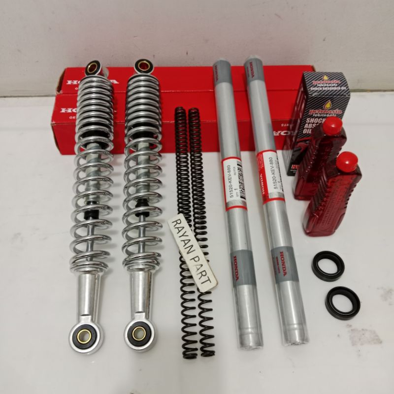 as shock depan+belakang supra x125 lama Supra x125 lama KPH sok+per+sil+oli komplit