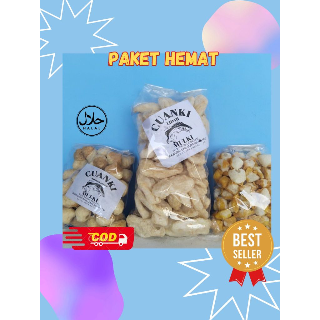 

CUANKI MULKI/ Paket Hemat Cuanki Mix lidah isi 50 tahu isi 50 siomay mini 250gr cuanki mulki garut