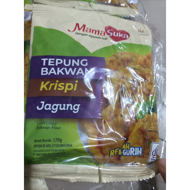 

Mamasuka Tepung Bakwan Jagung 170 gr
